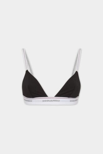 Biustonosz trójkątny z logo Dsquared2
