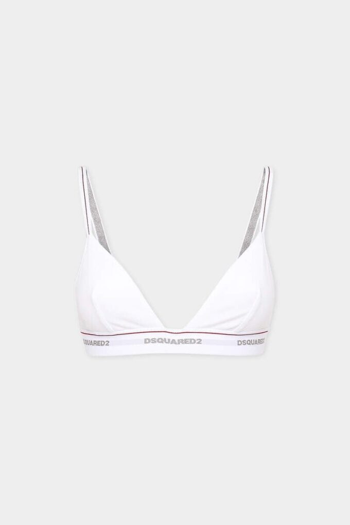 Biustonosz trójkątny z logo Dsquared2 Biustonosz trójkątny z logo Dsquared2