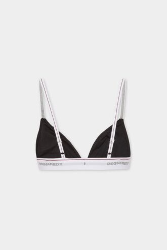 Biustonosz trójkątny z logo Dsquared2
