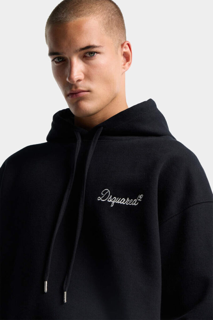 Bluza z kapturem D2 Signature Relax Fit