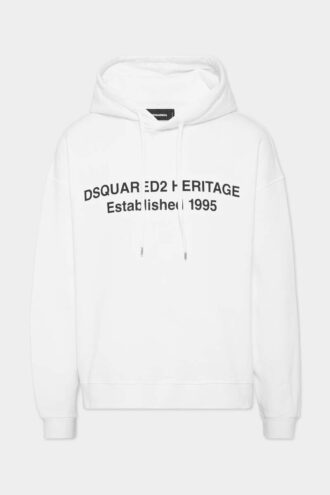 Bluza z kapturem Dsquared2 Heritage o luźnym kroju