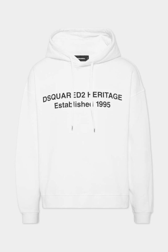 Bluza z kapturem Dsquared2 Heritage o luźnym kroju