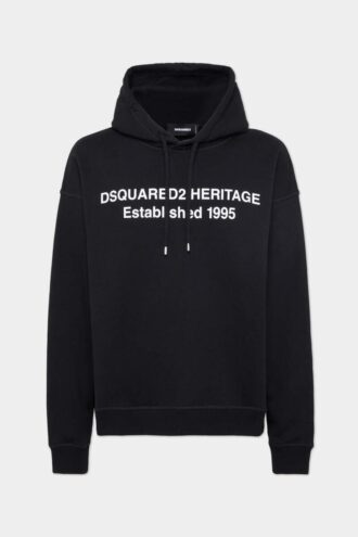 Bluza z kapturem Dsquared2 Heritage o luźnym kroju