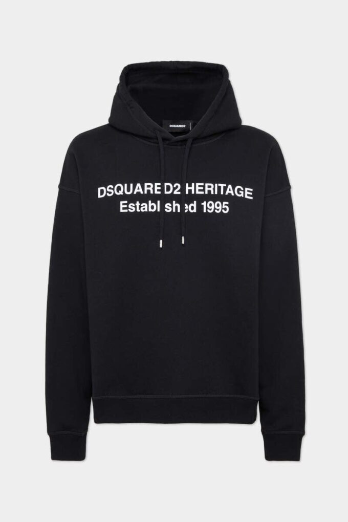 Bluza z kapturem Dsquared2 Heritage o luźnym kroju Bluza z kapturem Dsquared2 Heritage o luźnym kroju