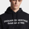 Bluza z kapturem Dsquared2 Heritage o luźnym kroju Bluza z kapturem Dsquared2 Heritage o luźnym kroju