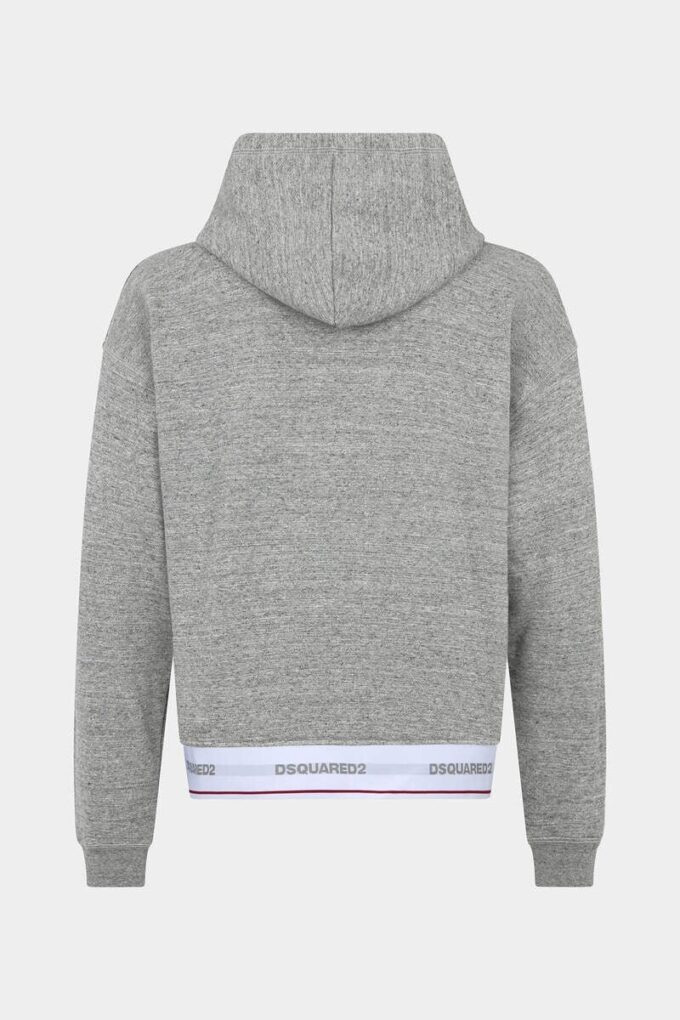 Bluza z kapturem Dsquared2 Tape o luźnym kroju