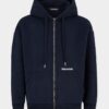 Bluza z kapturem i zamkiem Dsquared2 Logo o kroju boyfriend Bluza z kapturem i zamkiem Dsquared2 Logo o kroju boyfriend