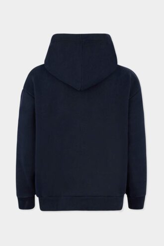 Bluza z kapturem i zamkiem Dsquared2 Logo o kroju boyfriend
