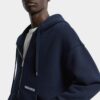 Bluza z kapturem i zamkiem Dsquared2 Logo o kroju boyfriend Bluza z kapturem i zamkiem Dsquared2 Logo o kroju boyfriend