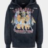 Bluza z kapturem Rock Wash o długim i wąskim kroju