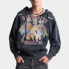 Bluza z kapturem Rock Wash o długim i wąskim kroju