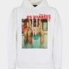 Bluza z kapturem Tom Bianchi X D2 o luźnym kroju