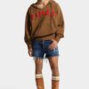 Bluza z kapturem w stylu vintage, o długim i wąskim kroju Bluza z kapturem w stylu vintage, o długim i wąskim kroju