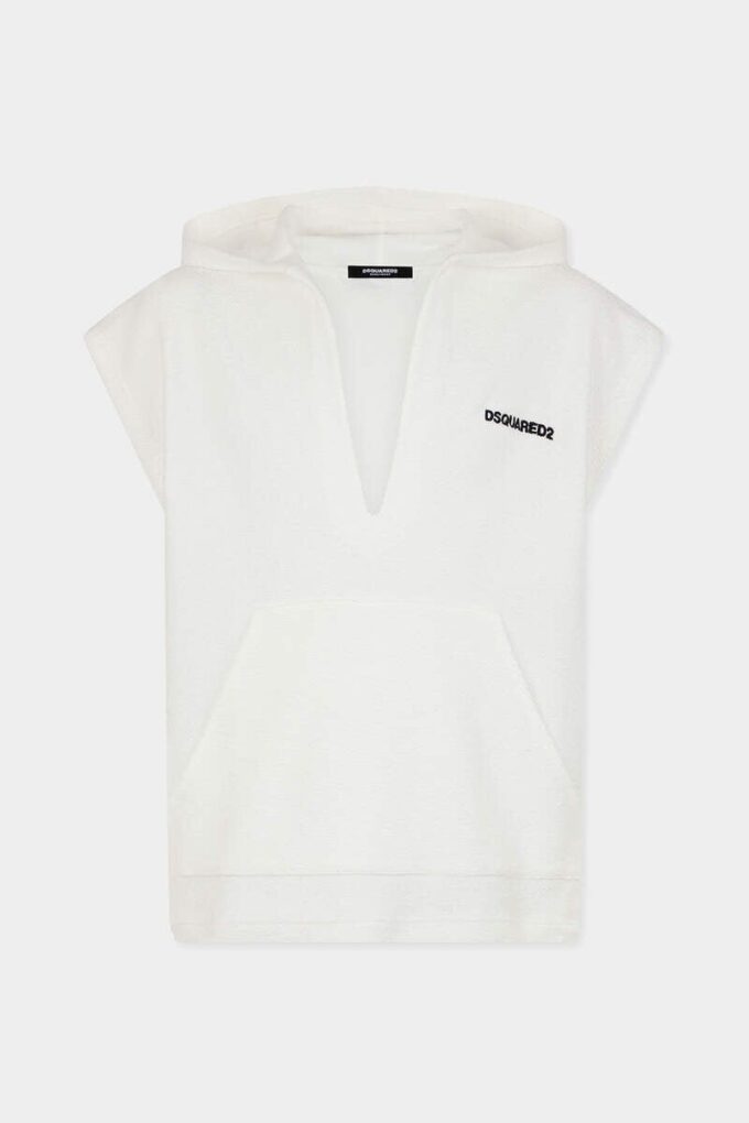 Bluza z kapturem z logo Dsquared2 z materiału frotte Bluza z kapturem z logo Dsquared2 z materiału frotte