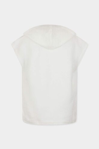 Bluza z kapturem z logo Dsquared2 z materiału frotte