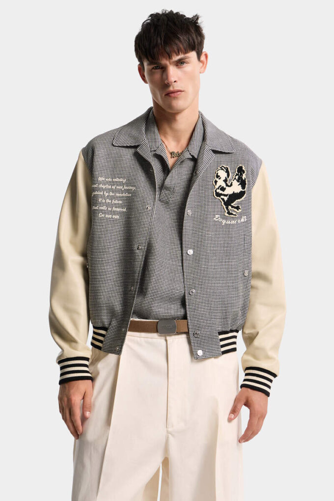 Bomber w pepitkę Bomber w pepitkę