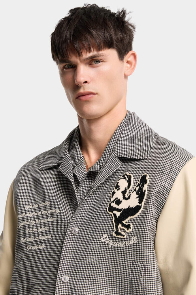 Bomber w pepitkę Bomber w pepitkę