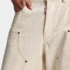 Błyszczące, luźne jeansy typu carpenter w stylu raw wash Błyszczące, luźne jeansy typu carpenter w stylu raw wash