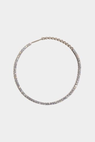 Błyszczący naszyjnik typu choker