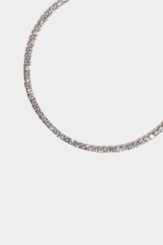 Błyszczący naszyjnik typu choker