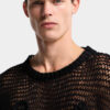 Charakterystyczny sweter z ażurowym wzorem marki Dsquared2