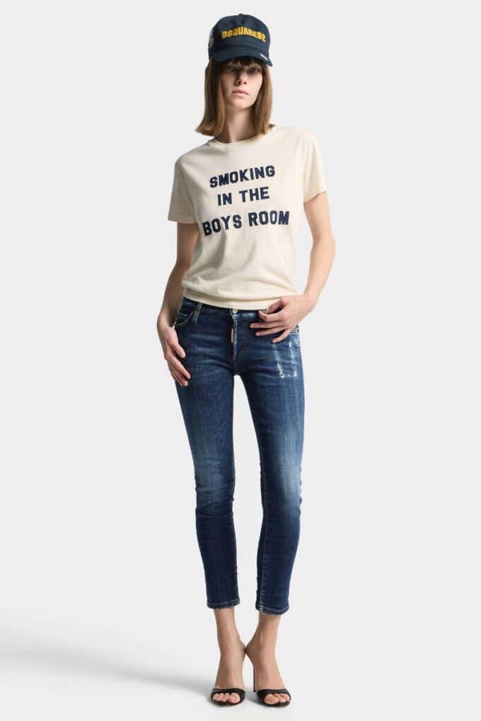Ciemne jeansy skinny