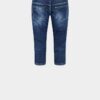 Ciemne letnie Jeansy z rozpiętym zamkiem Ciemne letnie Jeansy z rozpiętym zamkiem