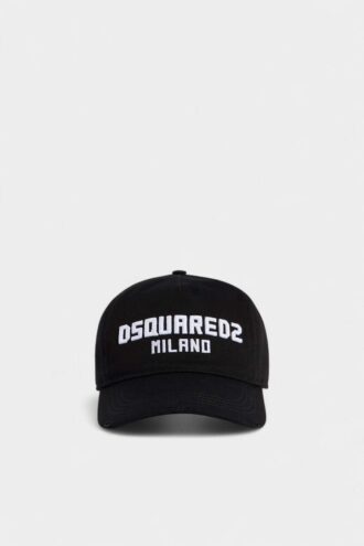 Czapka z daszkiem Dsquared2 Milano z naszywką