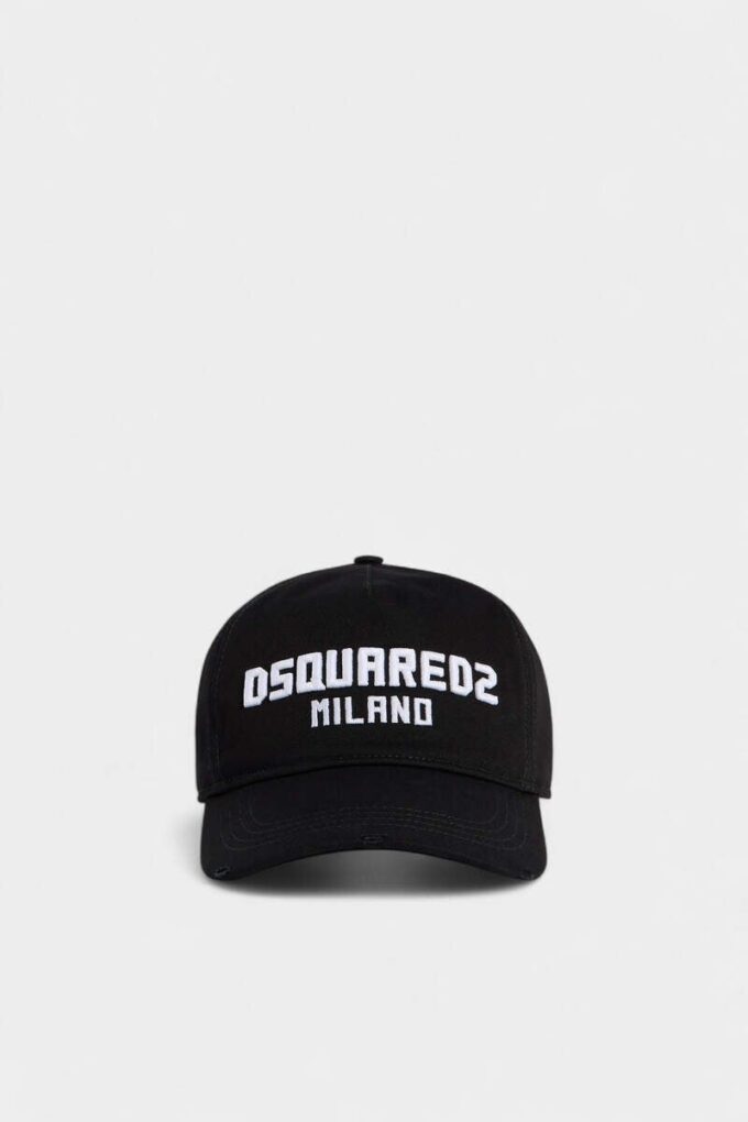 Czapka z daszkiem Dsquared2 Milano z naszywką