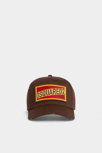 Czapka z daszkiem z naszywką z logo Dsquared2