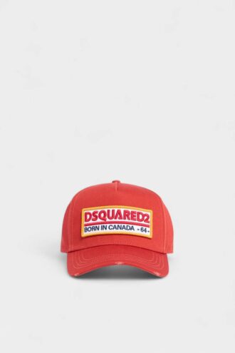 Czapka z daszkiem z naszywką z logo Dsquared2