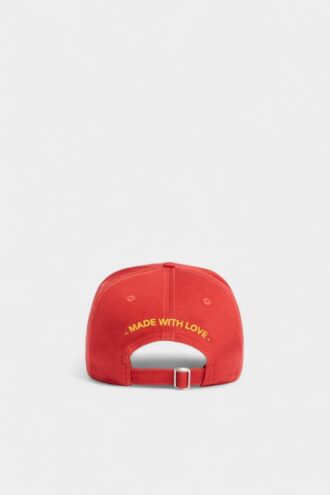 Czapka z daszkiem z naszywką z logo Dsquared2