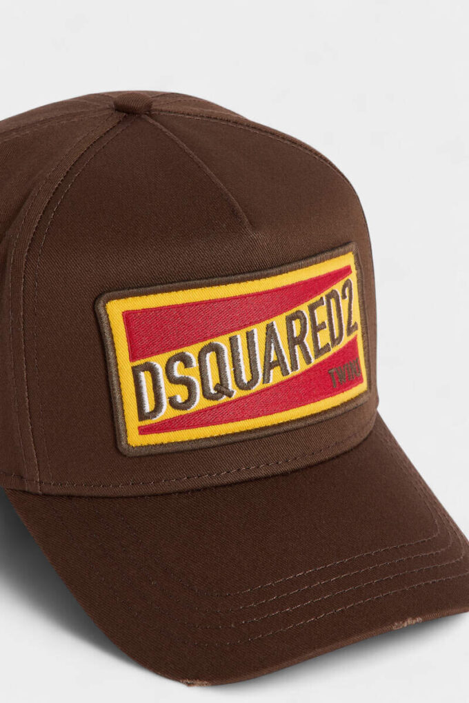 Czapka z daszkiem z naszywką z logo Dsquared2