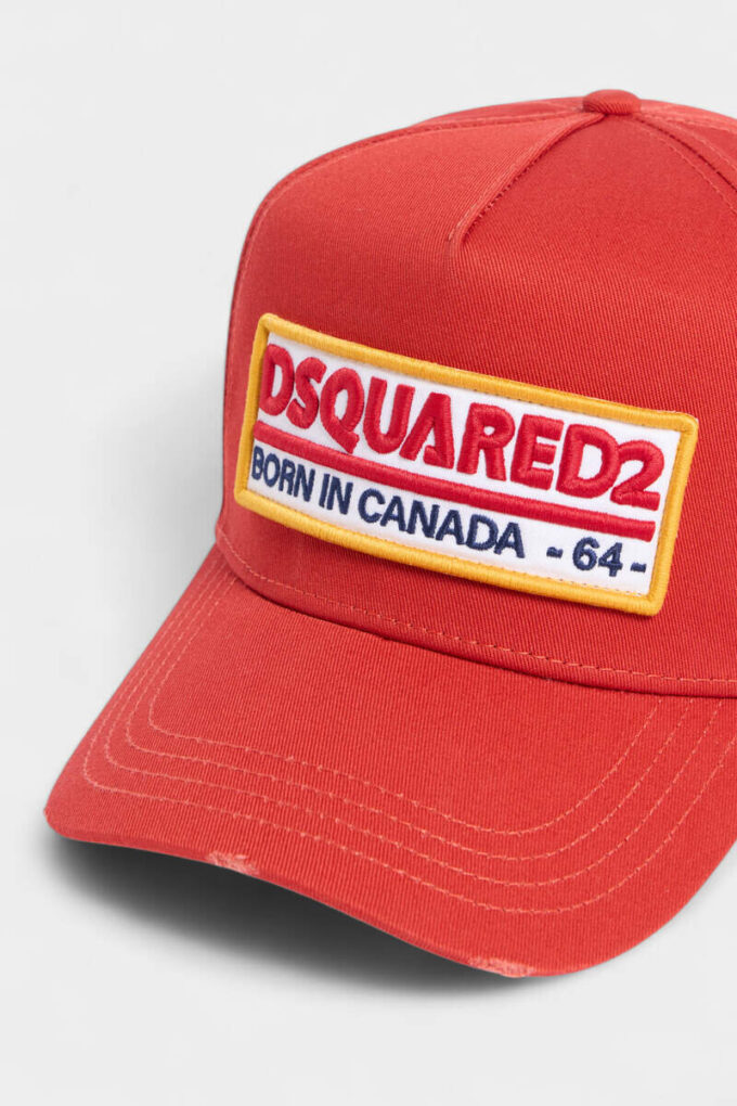 Czapka z daszkiem z naszywką z logo Dsquared2