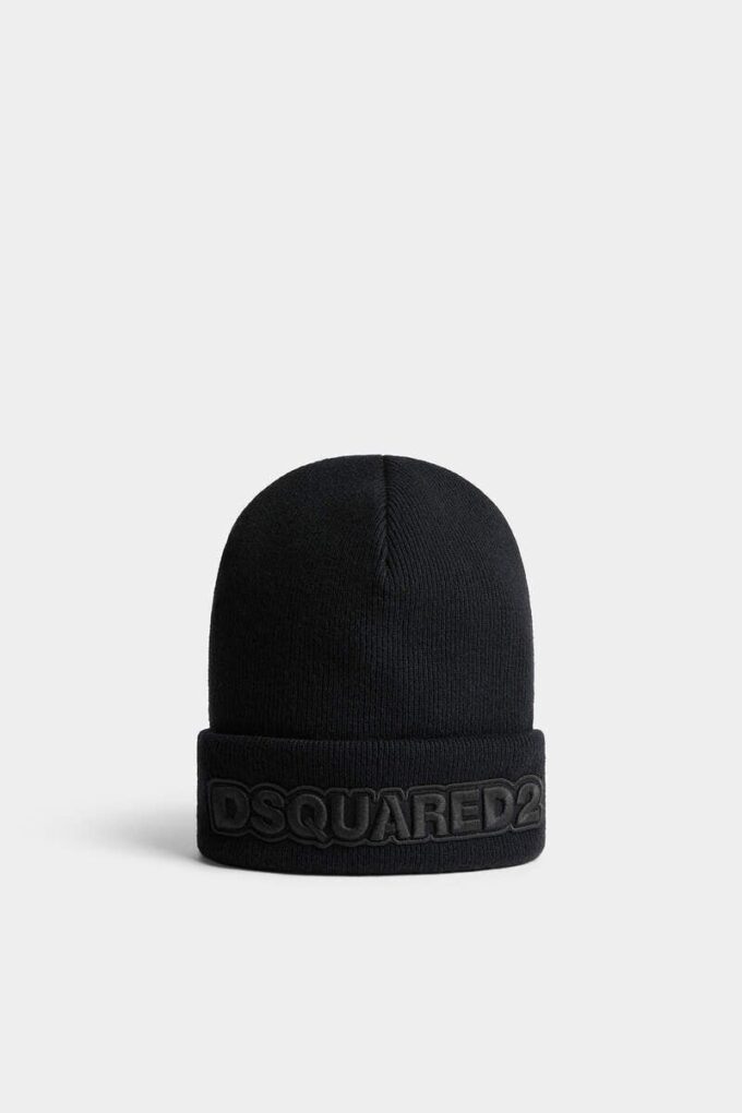 Czapka z dzianiny z logo Dsquared2 Czapka z dzianiny z logo Dsquared2