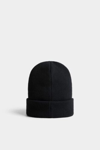 Czapka z dzianiny z logo Dsquared2