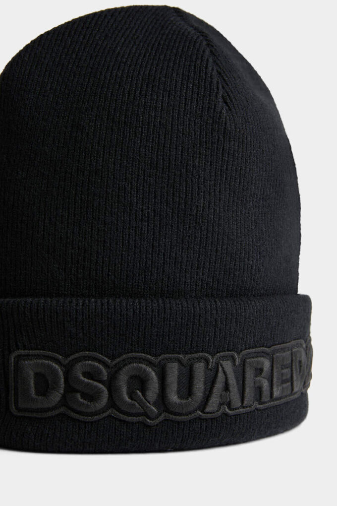 Czapka z dzianiny z logo Dsquared2 Czapka z dzianiny z logo Dsquared2