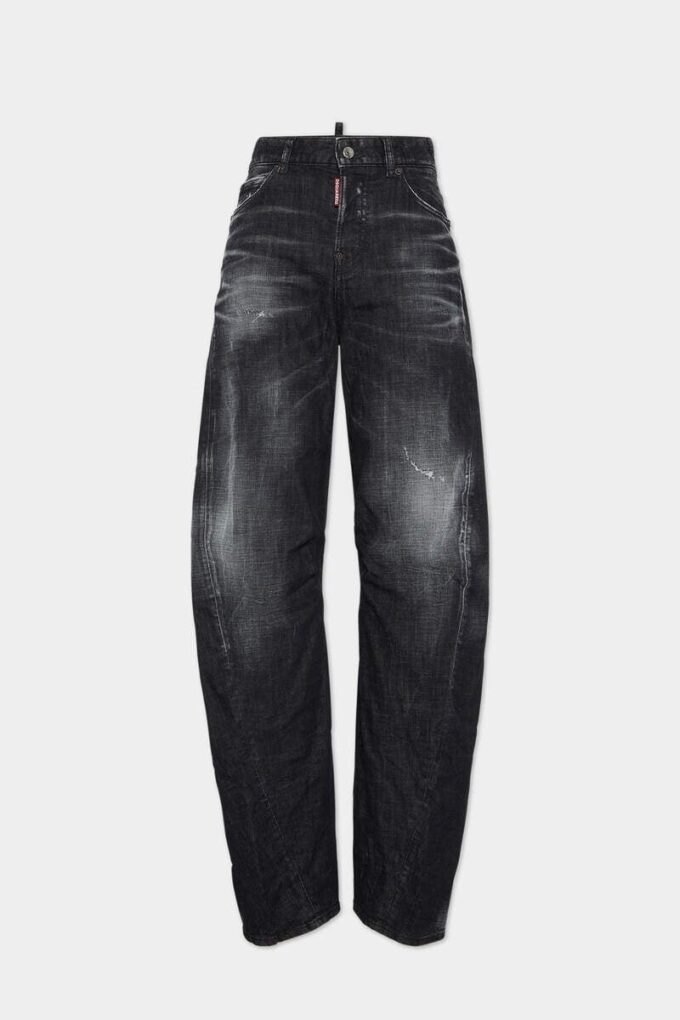 Czarne jeansy D2 Twisted