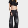 Czarne jeansy D2 Twisted