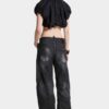 Czarne jeansy D2 Twisted