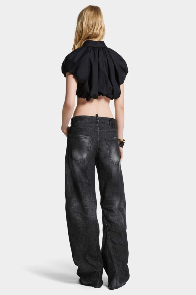 Czarne jeansy D2 Twisted