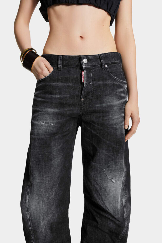 Czarne jeansy D2 Twisted