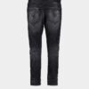 Czarne jeansy slim twist z efektem fog wash Czarne jeansy slim twist z efektem fog wash