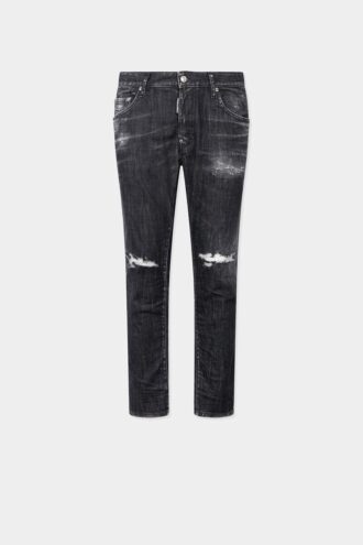 Czarne jeansy typu Skater Jean