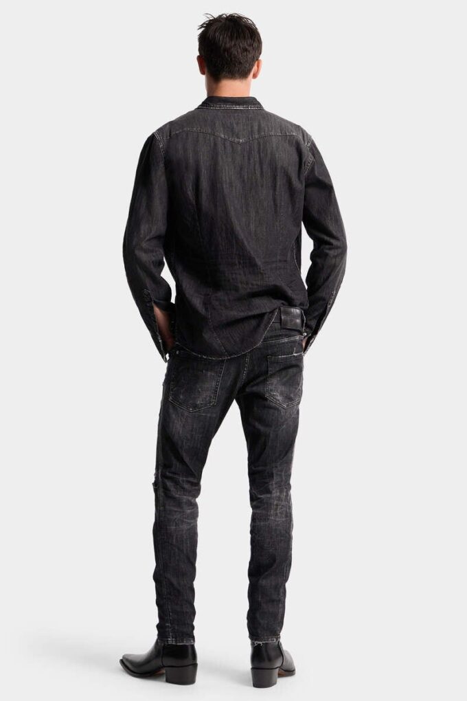 Czarne jeansy typu Skater Jean Czarne jeansy typu Skater Jean