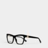 Czarne okulary optyczne Hype