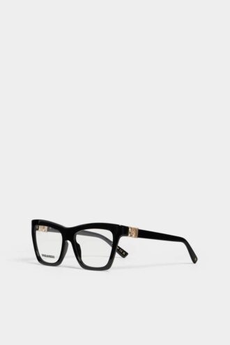 Czarne okulary optyczne Hype