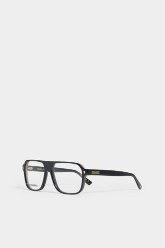 Czarne okulary optyczne Hype