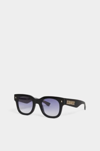 Czarne okulary przeciwsłoneczne Hype