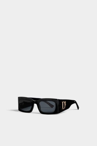 Czarne okulary przeciwsłoneczne Hype